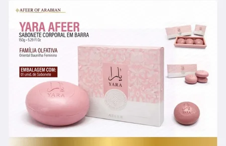 Afeer of Arabian - Sabonete Yara com 1 unidade 150g