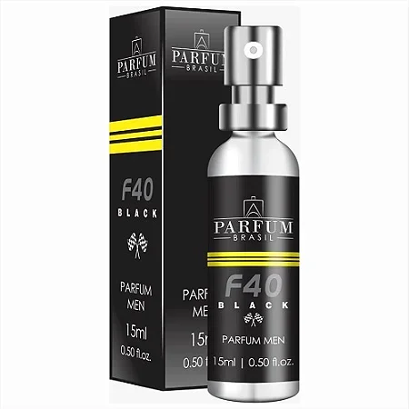 F40 BLACK EDP Masculino - 15ml Parfum Brasil