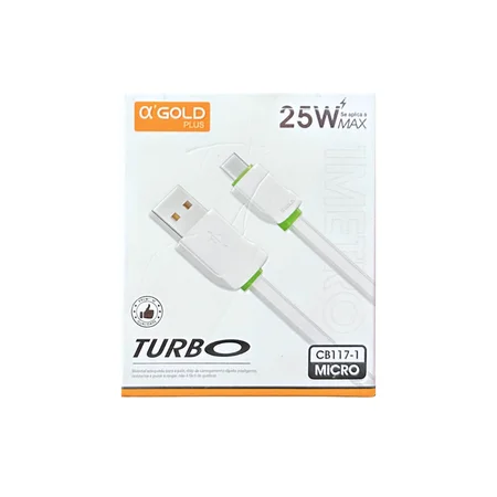 Cabo de dados USB V8 25W AGOLD CB117-1
