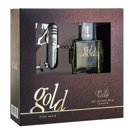 Ciclo - Kit Gold Deo Colônia Gold 50ml + Canivete Masculino