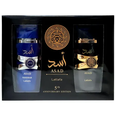 Lattafa - Kit Asad e Zanzibar 100ml cada - Original Masculino