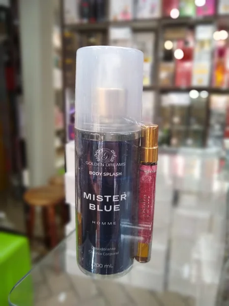 Golden Dreams - Body Splash Mister Blue 200ml Masculino + brinde