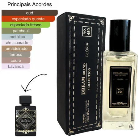 Brand Collection 450 - Tubete Bade'e Al Oud For Glory 30ml Masculino