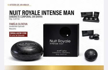 Afeer of Arabian - Sabonete Nuit Royale com 1 unidade 150g