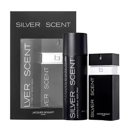 Jacques Bogart - Kit Silver Scent Perfume + Body Spray - Masculino Original