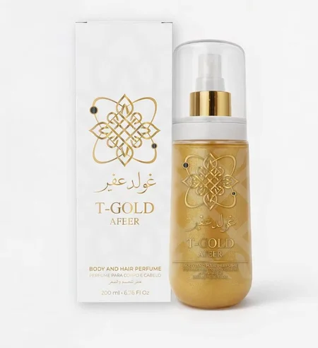 Afeer of Arabian - Body Splash e Hair T-Gold com Shimmer 200ml Feminino