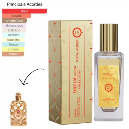 Brand Collection 442 - Tubete Royal Amber 30ml Feminino