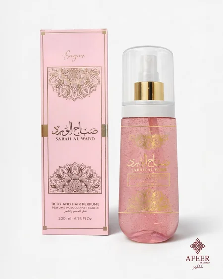 Afeer of Arabian - Body Splash e Hair Sabah Al Ward Sugar com Shimmer 200ml