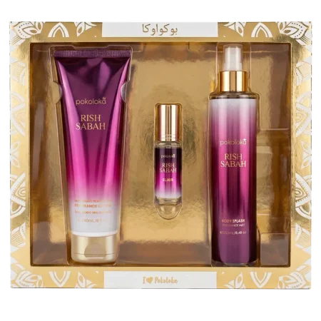 Pokoloka - Kit Luxury Elixir Rish Sabah com 3 itens