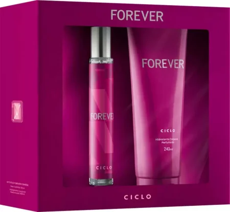 Ciclo - Kit Forever Deo Colônia 30ml + Loção Hidratante 240ml