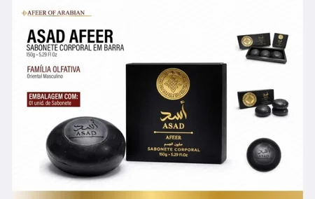 Afeer of Arabian - Sabonete Asad com 1 unidade 150g