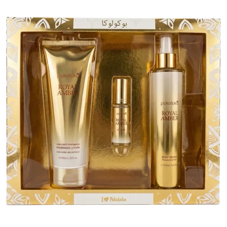 Pokoloka - Kit Luxury Elixir Royal Amber com 3 itens