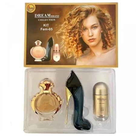 Brand Collection - Kit Feminino 05 - Olympéa, Good Girl e 212 Vip Rosé