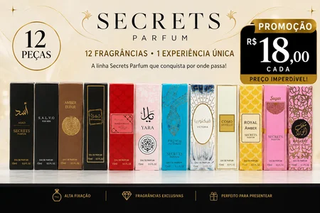 Secrets parfum 12 unid 15ml