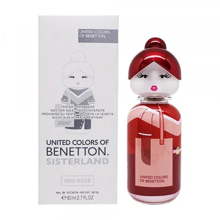 Benetton - TESTER Sisterland Red Rose EDT 80ml Original