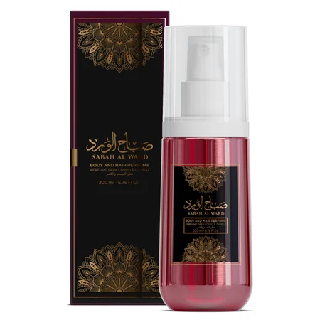 Afeer of Arabian - Body Splash e Hair Sabah Al Ward com Shimmer 200ml