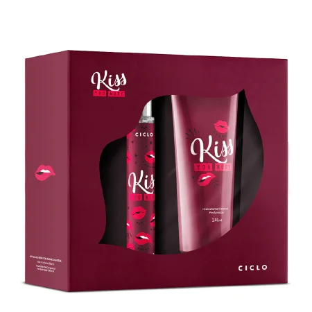 Ciclo - Kit Kiss You More Deo Colônia 30ml + Loção Hidratante 240ml