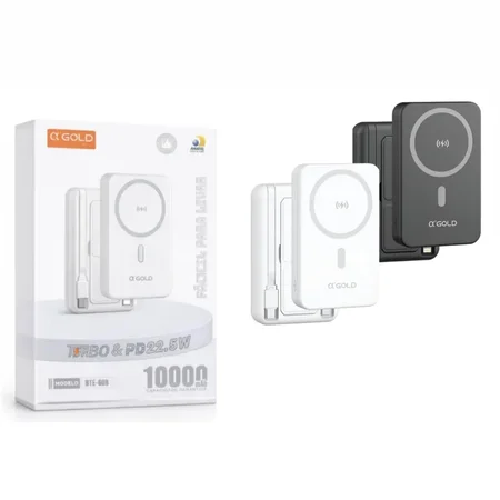Bateria portátil turbo 22.5W 10000mAh AGOLD BTE-60B