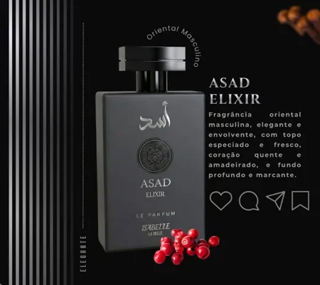 Isabelle La Belle - Perfume Asad Elixir 100ml Masculino