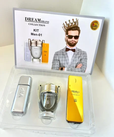 Brand Collection - Kit Masculino 01 - 212 Vip Men, Invictus e One Million