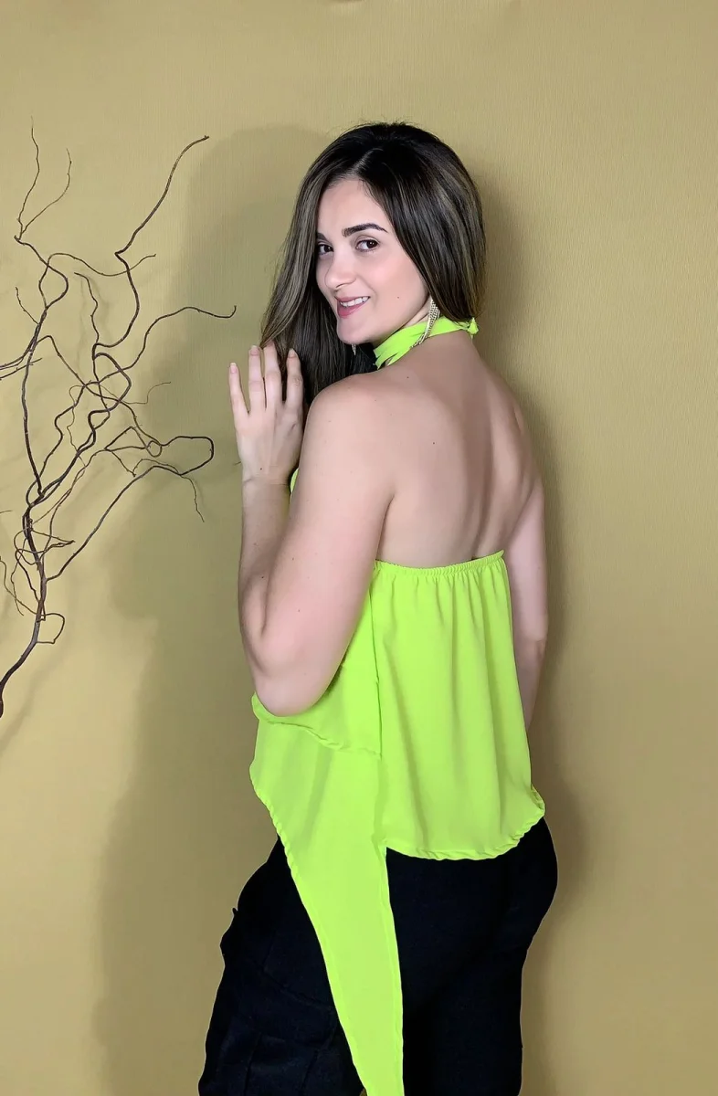 Cropped duna de bata Ref 910 verde — vista 2