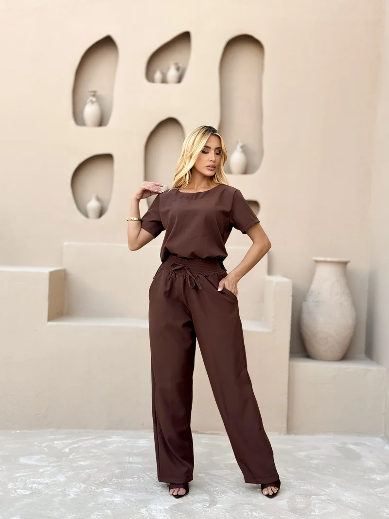 Conjunto ref 401 marrom — vista 3