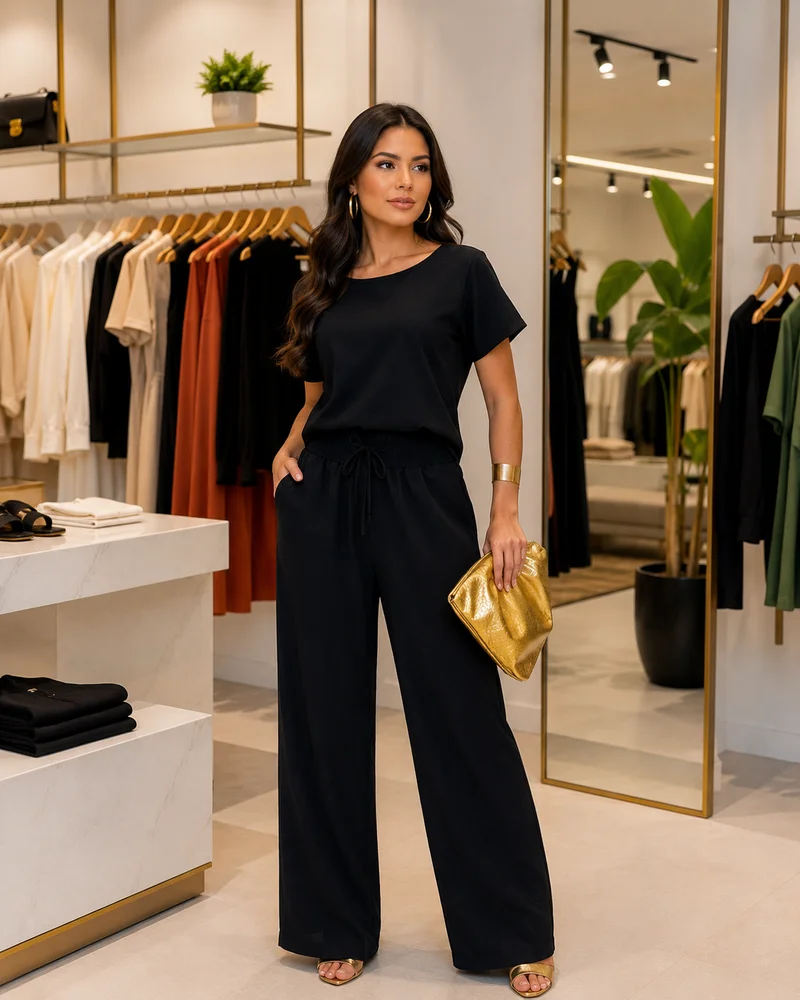 Conjunto ref 401 preto — vista 3