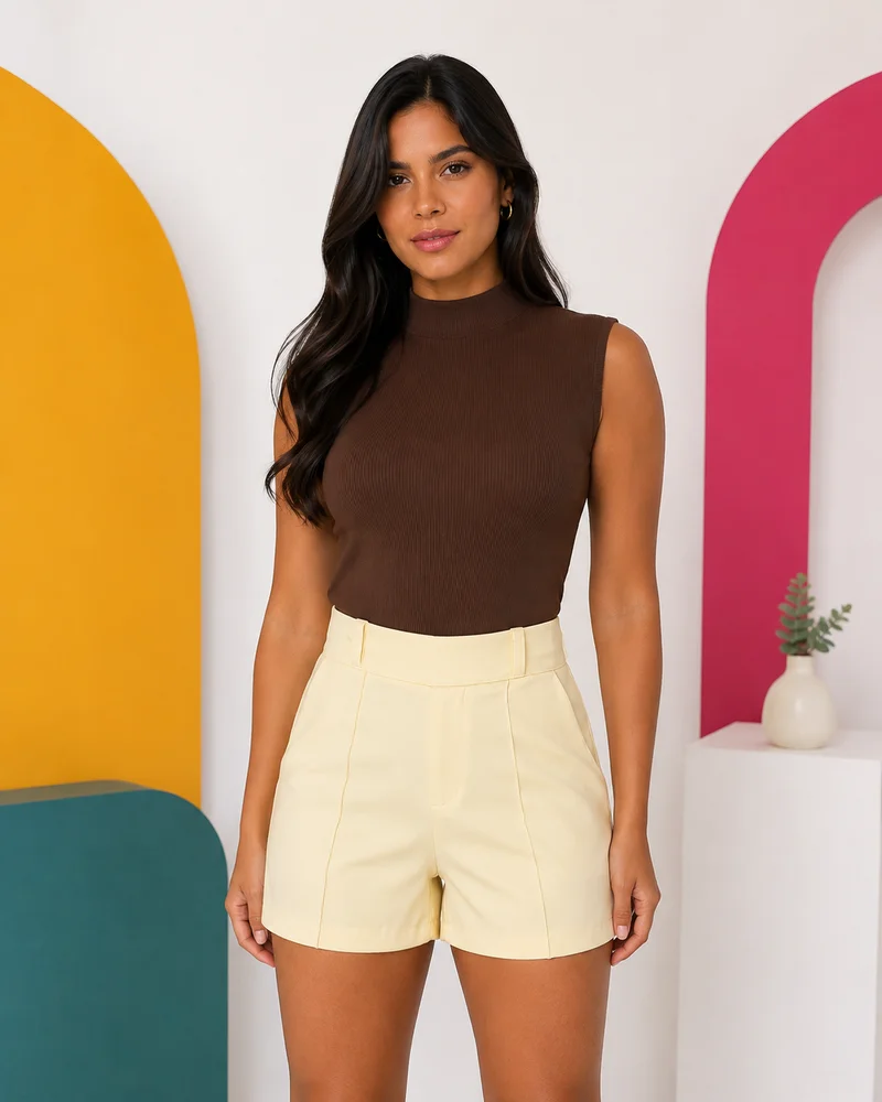 Short ref 207 amarelo