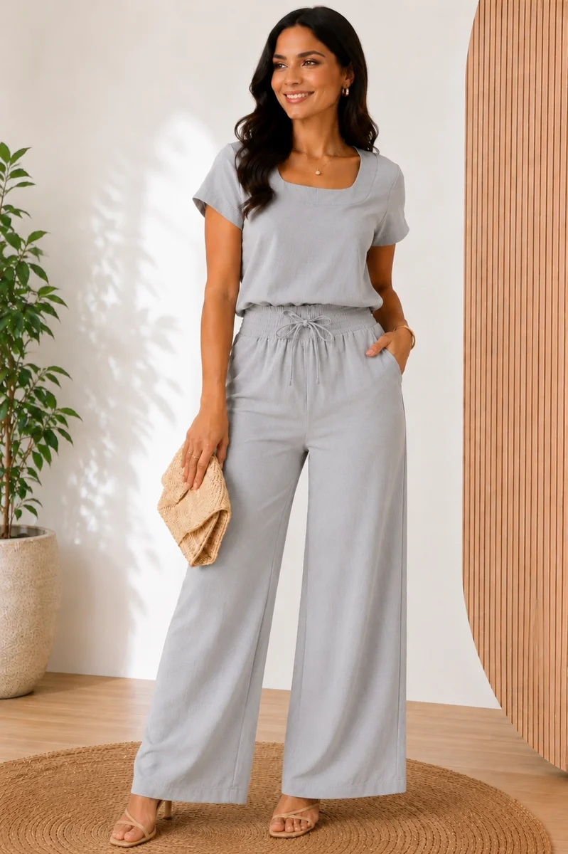 Conjunto ref 401 cinza — vista 2